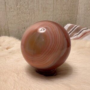 Agate Sphere 64mm with stand
